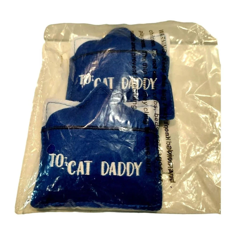 Father's Day Cat Daddy Letter Plush Cat Toy With Catnip By Frisco - Picture 5 of 14